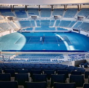 people sitting on stadium during daytime